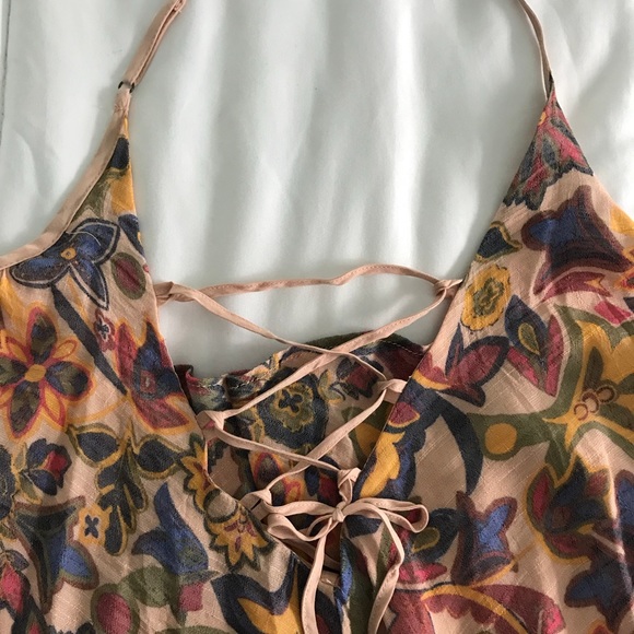 Sold 🎉🎉Kimchi Blue lace-up mini dress size M - Picture 6 of 6